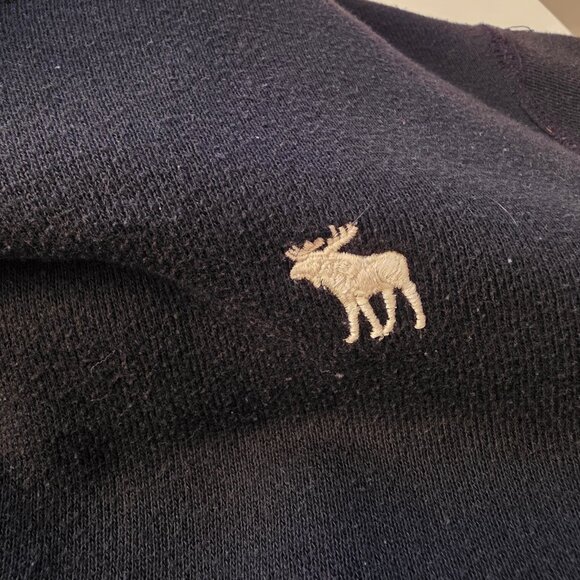 Abercrombie & Fitch Men's Small DarkNavy Pullover Hoodie Burgundy Zip Up Hoodie - Picture 11 of 16